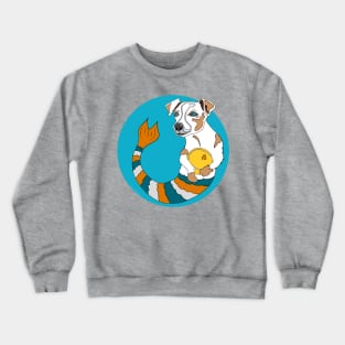 Mazie the Jack Russell Mermutt Crewneck Sweatshirt